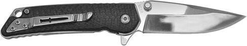 Camillus TRC 6.75" Durable Lightweight VG10 Stainless Steel EDC LinerLock Folding Pocket Knife with Carbon Fiber Handle & Pocket Clip in Kuwait