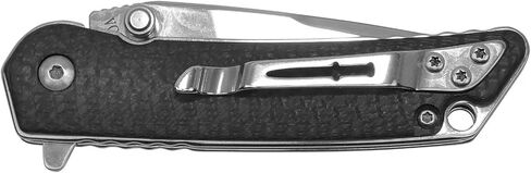 Camillus TRC 6.75" Durable Lightweight VG10 Stainless Steel EDC LinerLock Folding Pocket Knife with Carbon Fiber Handle & Pocket Clip in Kuwait