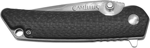 Camillus TRC 6.75" Durable Lightweight VG10 Stainless Steel EDC LinerLock Folding Pocket Knife with Carbon Fiber Handle & Pocket Clip in Kuwait