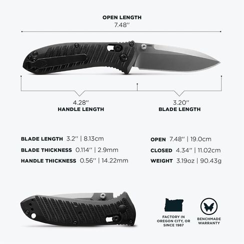 Benchmade Mini Presidio II Tactical Knife, S30V Steel Blade (575-1) in Kuwait