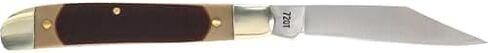 Old Timer 72OTB Dog Leg Jack Genuine Bone Traditional Folding Pocket Knife with 2 High Carbon SS Mirror-Polished Blades, Sawcut Bone Handle for EDC, Whittling, Camping, Hunting, Carving, and Outdoors in Kuwait
