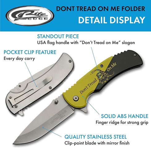 SZCO Supplies 300543-YB Dtom Handled Assisted Open Liner Lock Edc Folding Knife, Yellow/Black, 8" Length in Kuwait