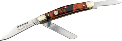 Boker Large Stockman 4 Inch Pocket Knife, Faux Tortoise,Traditional Series 2.0, Made in Germany in Kuwait