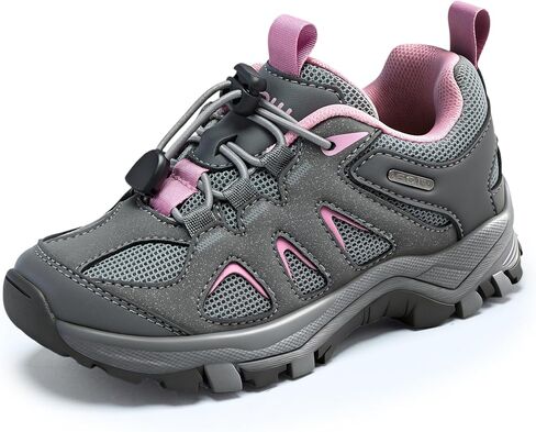 EQW Kids Waterproof Hiking Shoes, Lightweight Outdoor Trail Sneakers for Boys & Girls, Non-Slip Comfortable Walking Shoes in Kuwait