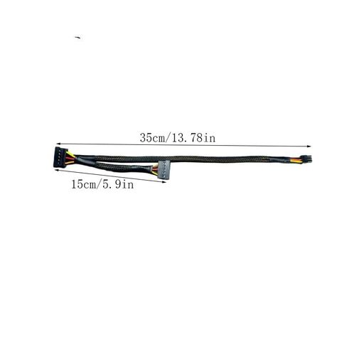 SATA Hard Drive Cable for Dell Mini 6-pin Power Connector Compatible with CT1250 ETC1250 QBT1250 QCT1250 QCS1250,15 pin SATA to 6-pin Hard Drive Power Adapter (for HDD/SSD) 13.78+5.91in in Kuwait