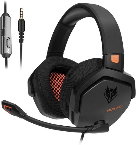 NUBWO Wireless TV Headphones for Seniors Hearing Impaired, 2.4GHz Bluetooth Headphones with Charging Base, 20ms Ultra Low Latency, 65H Playtime, Works with Optical RCA AUX in Kuwait