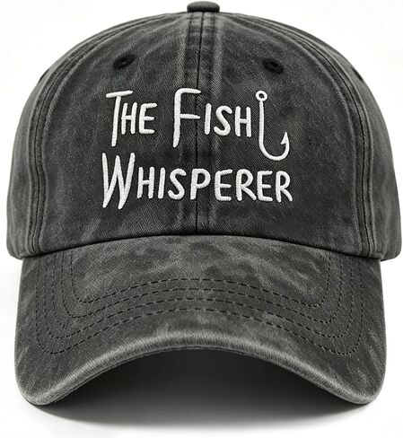 The Fish Whisperer Hats for Men Women, Adjust Fishing Baseball Cap in Kuwait