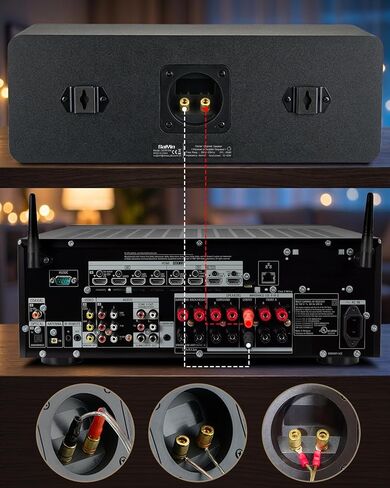 Saiyin Center Channel Speaker for Home Theater Surround Sound System in Kuwait