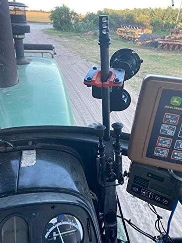 Glass Enclosed Tractor, Combine, Sprayer Gun Mount Rack with Butt Stock in Kuwait