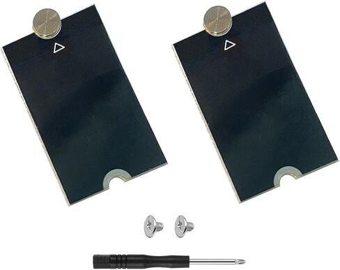 M.2 2242 to 2280 SSD Length Extension Adapter, Black, Pack of 2 in Kuwait