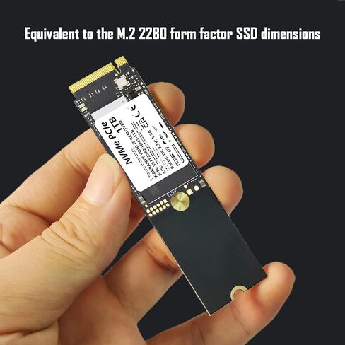 M.2 2242 to 2280 SSD Length Extension Adapter, Black, Pack of 2 in Kuwait