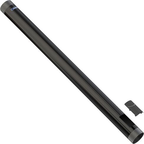 QualGear QG-PRO-PM-2FT-B Pro-AV 1.5" Npt Threaded Pipe, 2' Length Projector Accessory, Black in Kuwait