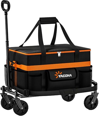 2-in-1 Cooler with Wheels,100 Cans Rolling Cooler,100% Leakproof Cooler Bag in Kuwait
