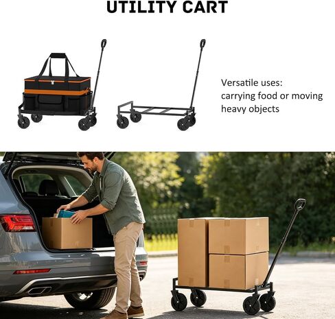 2-in-1 Cooler with Wheels,100 Cans Rolling Cooler,100% Leakproof Cooler Bag in Kuwait
