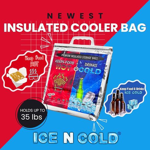 ICE N Cold Insulated Cooler Bag, Medium, Pack of 1 in Kuwait