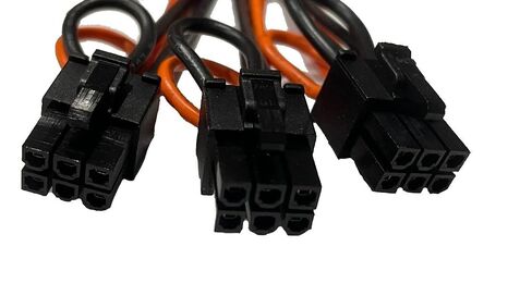 12VHPWR to 3X 6Pin Male Cable 20in 16AWG UL1007 for PSU Breakout Board RTX GPU Male to Male Ends in Kuwait
