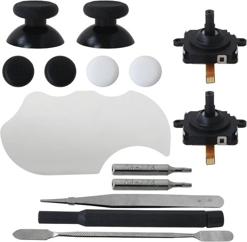 Premium 13-in-1 Repair Kit for Oculus Quest 3 Controller - Smart Touch-Sensitive Thumbsticks, Joystick Replacements, Tools for Easy Fix in Kuwait