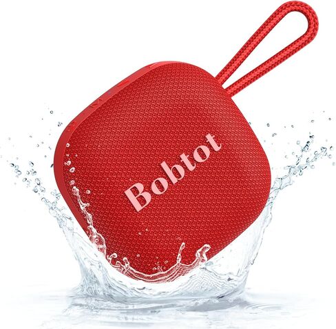 Bobtot Portable Bluetooth Speaker, IPX7, TWS Pairing, Black in Kuwait