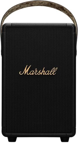 Marshall Tufton Portable Bluetooth Speaker, Black & Brass in Kuwait