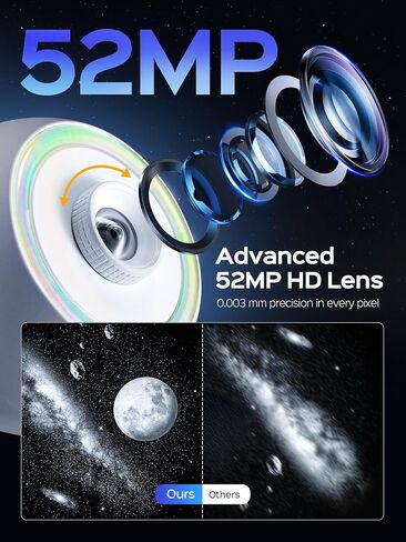 Galaxy Projector for Bedroom with 29 Soothing Sounds Machine, 16 in 1 HD Disc Star Planetarium Projector Galaxy Light, Remote Timer Bluetooth Speaker, Ceiling Night Light Gifts for Boys in Kuwait
