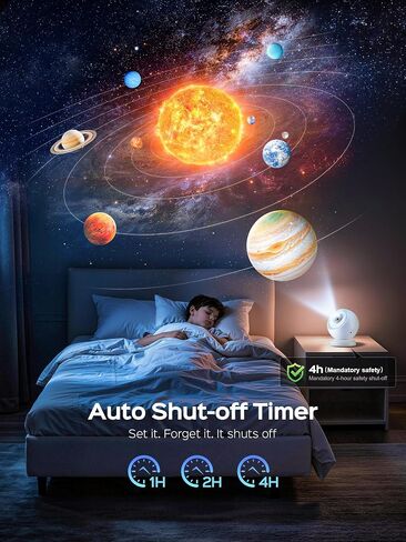 Galaxy Projector for Bedroom with 29 Soothing Sounds Machine, 16 in 1 HD Disc Star Planetarium Projector Galaxy Light, Remote Timer Bluetooth Speaker, Ceiling Night Light Gifts for Boys in Kuwait