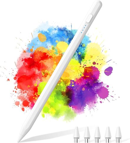 Stylus Pen for Touch Screen,2X Super Fast Charge Stylus Pen for/Tablet/Phone, Android, High Precision Magnetic Universal Stylus Pencil for Android (White) in Kuwait