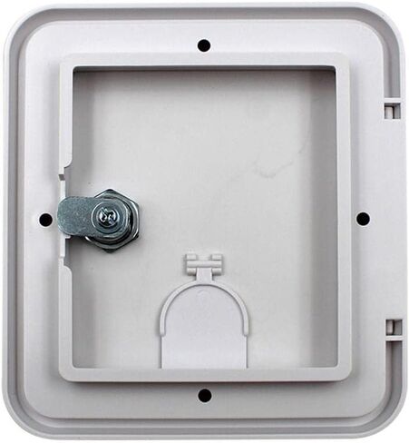 Secure Rv Cable Cover with Locking Keys, White in Kuwait