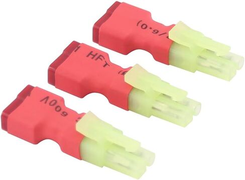 3pcs Compatible with Micro Mini Tamiya Male(Reversed) to T-Plug Style Female Adapter for Airsoft(B105-3) in Kuwait