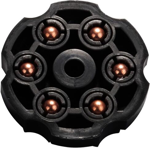 Crosman 408T Vigilante BB Revolver Magazine Clips, 6 Round, Black, 3 Count (Pack of 1) in Kuwait