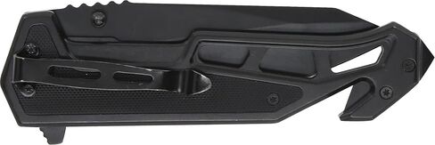 Smith & Wesson Border Guard Spring Assist 9.25 in Folding Knife with 3.99 in Tanto Blade and G-10 Handle for Outdoor, Tactical, Survival and EDC in Kuwait