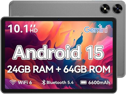 Tablet 10.1 inch, Android Tablet with Case, Gray in Kuwait