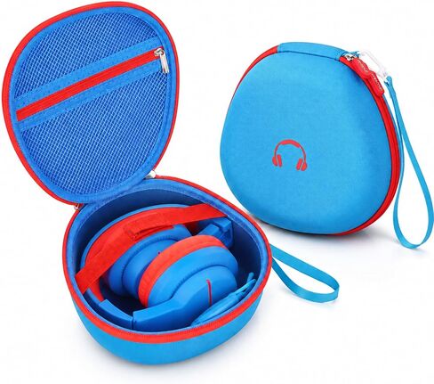 PAIYULE Hard Shell Kids Headphone Case for iClever for EarFun, Pink in Saudi Arabia