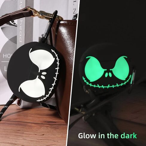 CCXNAS for AirPods Pro 3 Case with Cleaner Kit, Glow in ihe Dark, Black in Kuwait