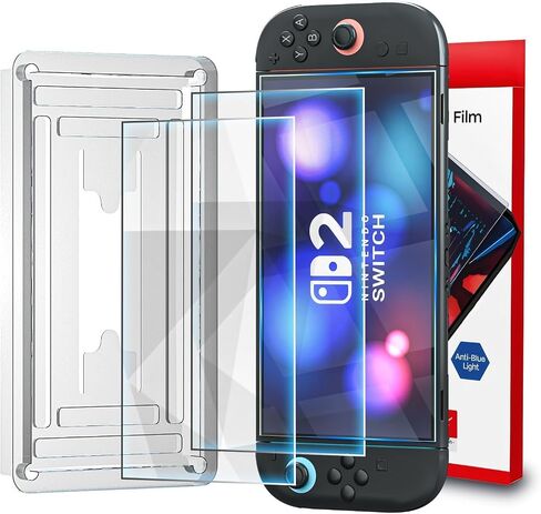 ECHZOVE 9H Screen Protector for Nintendo Switch 2, Alignment Kit, 2-Pack in Kuwait