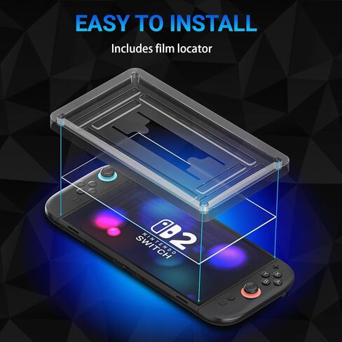 ECHZOVE 9H Screen Protector for Nintendo Switch 2, Alignment Kit, 2-Pack in Kuwait