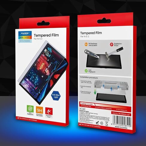 ECHZOVE 9H Screen Protector for Nintendo Switch 2, Alignment Kit, 2-Pack in Kuwait