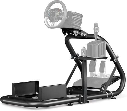 Dardoo Racing Simulator Cockpit Frame Fit for Logitech G27 G920 G923 G29, for Thrustmaster T300 T500, for Fanatec,Adjustable Driving Wheel Stand, Not Included Wheel,Pedal,Handbrake,Shifter & Seat in Kuwait