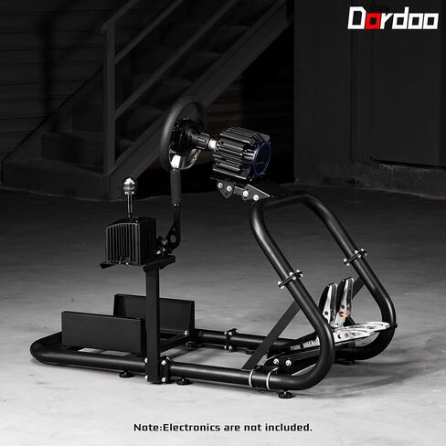 Dardoo Racing Simulator Cockpit Frame Fit for Logitech G27 G920 G923 G29, for Thrustmaster T300 T500, for Fanatec,Adjustable Driving Wheel Stand, Not Included Wheel,Pedal,Handbrake,Shifter & Seat in Kuwait