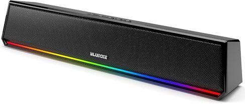 Bluedee Computer Speakers for Desktop PC, Bluetooth & USB PC Sound Bar RGB in Kuwait