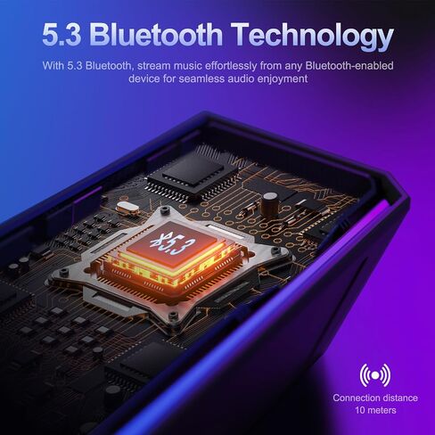 Bluedee Computer Speakers for Desktop PC, Bluetooth & USB PC Sound Bar RGB in Kuwait