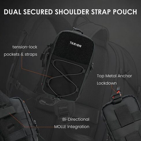 TARION Backpack Shoulder Strap Pouch with POV Camera Pocket, Node X-Pod in Kuwait