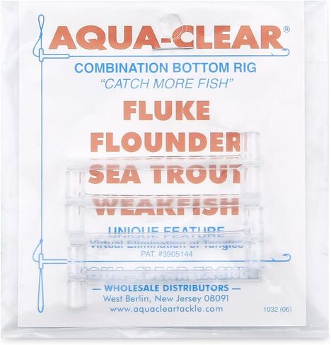 Aqua-Clear, T Stand-Off Fishing Rig Holder, Clear Line Spacer for Surf Rigs & Catfish Bait Setups, Saltwater Fishing Tackle Accessory, Large 2.4 in, Multiple Pack Sizes in Kuwait