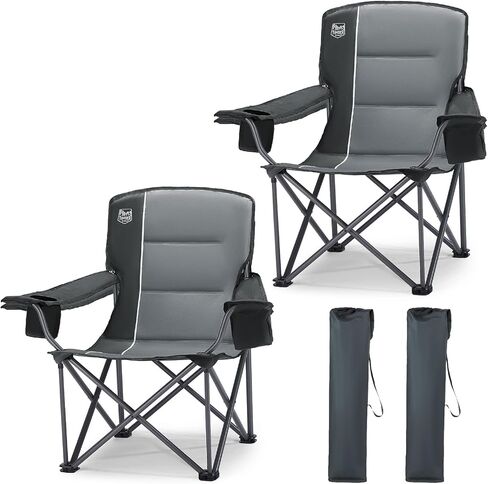 Timber Ridge 2 Pack Oversized Folding Camping Chair for Adults in Kuwait