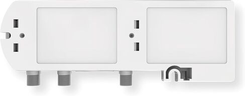 Televes 550104 Power Supply Unit, UL Listed, Built-in 2-Ways Splitter, 12V 220mA, F-Connector, Antenna Power Inserter in Kuwait