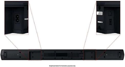 Samsung (Refurbished) B-Series 4.1.CH Soundbar & Rear Speakers w/Subwoofer Bluetooth HW-C47M/ZA (Renewed) in Kuwait