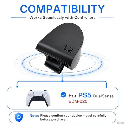WCDZSU L1 R1 L2 R2 Trigger Buttons & Spring for PS5 BDM-020 Controller in Saudi Arabia