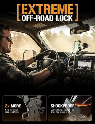 ToughTested Mammoth Truck Car Phone Holder Mount Vibration Absorbing Holder in Saudi Arabia