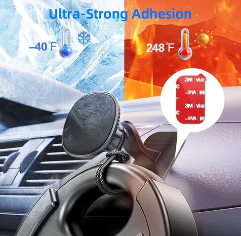 volport 5 Pack Rectangle Heat Resistance Double Side Tape 3M VHB Sticker Pads Sticky Adhesive Replacement for Magnetic Dashboard Car Mount Holder Base for Dash Magnet Phone Mounts & Ring Grip Socket in Saudi Arabia