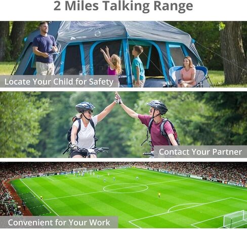 Proster Walkie Talkies 1 Pair - 16CH Long Range USB Rechargeable 2-Pack in Saudi Arabia