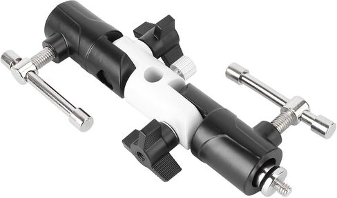 FOMIYES -Section Independent Adjustable U-Shape Aluminum Flashlight Holder Pedestal with Two Hinges Lightweight and Superior Reliability for Photographing Accessories in Kuwait